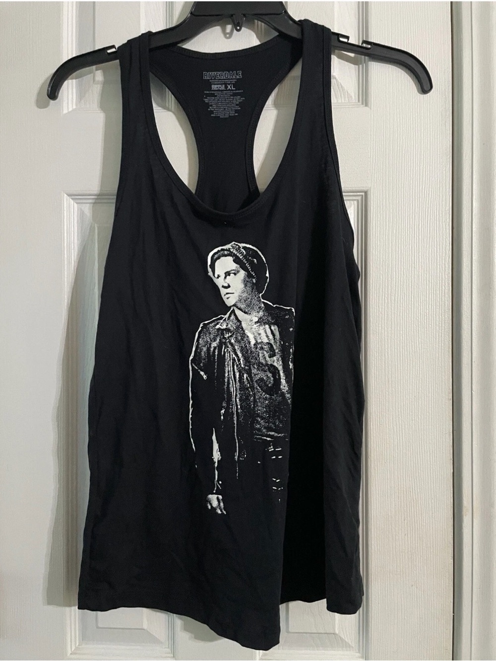 Ripple Junction black racerback tank graphic Jughead Riverdale XL Cole Sprouse